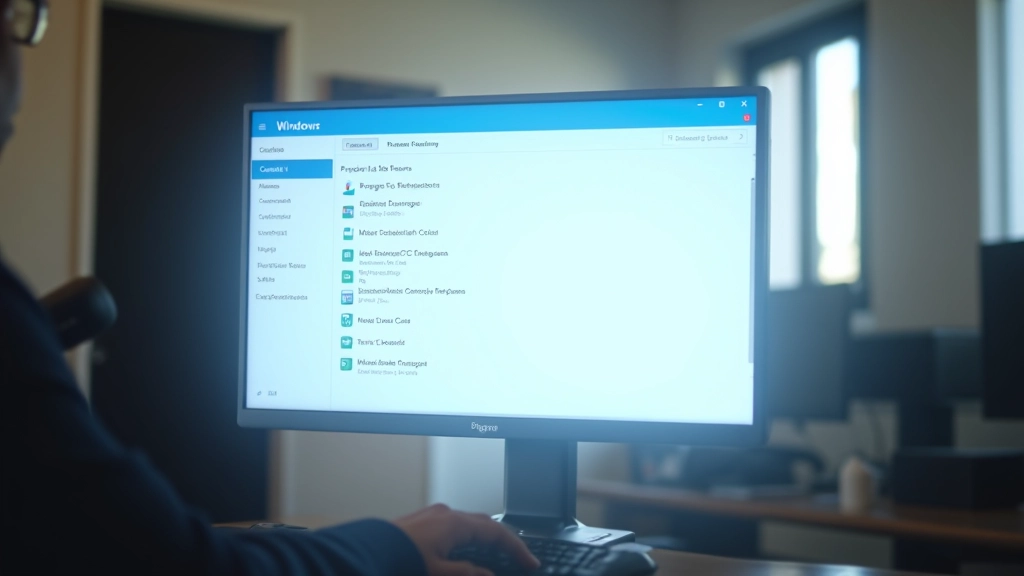 Panel de control de Windows con lista de programas instalados ordenados por fecha de instalación reciente